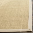 thumbnail image 6 of SAFAVIEH Natural Fiber Forrester Border Sisal Runner Rug, Maize/Wheat, 2'6" x 16', 6 of 11