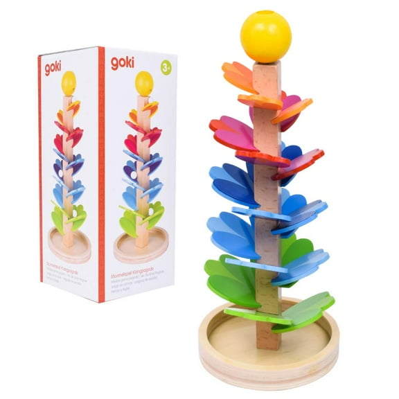 GOKI 53832 Pagoda Marble Game, Multicoloured