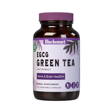 Bluebonnet Nutrition EGCG Green Tea Leaf Extract Supplement, 120 Count