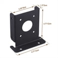 thumbnail image 2 of Juego de 4 Soportes Ajustables para Base de Poste de PéRgola para Valla de Madera, Soportes de Base de Anclaje de Poste de Alta Resistencia para BuzóN de Barandilla de Cubierta, 2 of 5