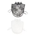 thumbnail image 3 of Elegante fiesta de moda Colr falso decorativo Desmontable Falso Sunnimix Camisa falsa de señora camisa de encaje, 3 of 8