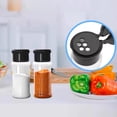 thumbnail image 3 of 25pcs Plastic Spice Bottles Spice Jars Seasoning Jars Spice Bottles Spice Shaker Plastic Jars 3Oz Seasoning Shaker with Shaker Lids for Storing Spice, Seasoning Powders (Black), 3 of 8
