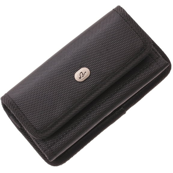 Case Belt Clip for Samsung Galaxy A52 5G Phones - Rugged Holster Canvas Cover Pouch Carry Protective Black Q6G Compatible With Galaxy A52 5G