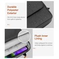 thumbnail image 3 of Funda para tableta MoKo iPad Pro M4/Air M2 de 9-11 pulgadas, negro/gris, 3 of 7