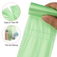 thumbnail image 3 of Uxcell Small Trash Bags 0.5 Gallon Garbage Bags Green, 8 Rolls / 240 Counts, 3 of 5