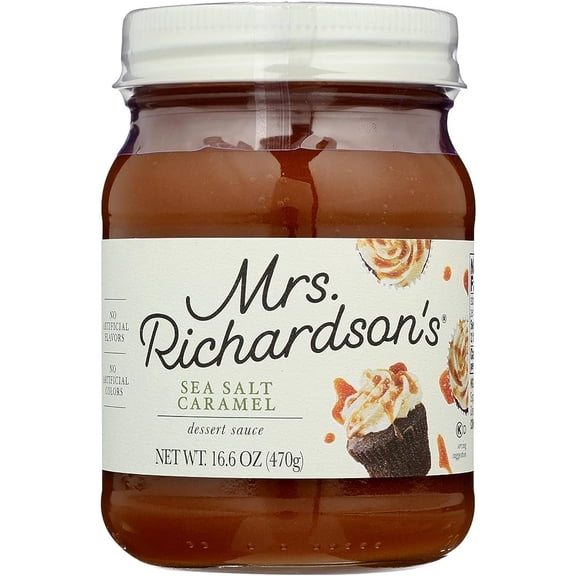 MRS RICHARDSONS TOPPING SEA SALT CARAMEL 16.6 OZ - Pack of 6