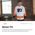 thumbnail image 4 of Men's Fanatics Orange Philadelphia Flyers Breakaway Home Jersey, 4 of 7