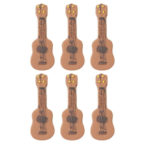 PAMINGONO 6Ud Micro Guitarras Decorativas En Colores Surtidos Para Adorno De Escritorio