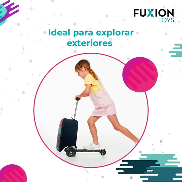 Scooter monopatin plegable para ninos y ninas con mochila frontal rosa Unitalla Fuxion Toys GB ST 109S Walmart en linea