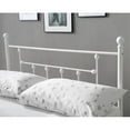 thumbnail image 4 of Complete Metal Queen Size Bed in White, 4 of 5