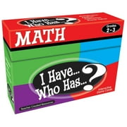 Teacher Created Resources Math Card Game - I Have Who Has - Grades 2 to 3