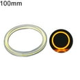 thumbnail image 2 of Walbest 1PC 3 94" Projector Universal RGB LED Fog Light White COB Angel Eye Rings DRL Driving Bulbs (Yellow), 2 of 7