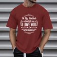 thumbnail image 2 of TechWave Fête des Mères Petit T-Shirt de Travail Doux pour Hommes "When I Tell You" Col Rond Manches Courtes, 2 of 4