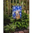 thumbnail image 2 of Carolines Treasures RDR3023GF Hiver Flocons de Neige Chèvre Hiver Drapeau Jardin Taille, 2 of 3