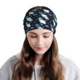thumbnail image 6 of Yiaed Christmas Gnome blue Print Multifunction Beanie Hats for Women Men Slouchy Knit Beanie Hat Winter Hat Scarf Stretch Skull Cap, 6 of 8