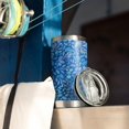 thumbnail image 3 of 20oz Tumbler with Lid and Straw Stainless Tropical Plant Steel Vacuum Insulated Water Coffee Tumbler Cup, Double Wall Vacuum Insulated Travel Mug Reusable Tumblers for Ice Drinks, Hot Beverage, 3 of 7