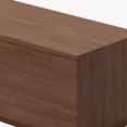 thumbnail image 2 of POVISON Minimalist TV Stand, Wood Media Console with Drawers, Walnut Veneer, 78" Fully-Assembled, 2 of 9