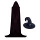 thumbnail image 4 of Conjunto de disfraz de bruja de Halloween, sombrero de bruja para adultos, disfraz, accesorio de fotografía 2 piezas, 4 of 9