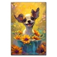thumbnail image 3 of Funny Bathroom Wall Art CuteItalian Greyhound Dog Canvas Print Dog Bathtub Picture Humor Animal Artwork Painting for Restroom Bathroom, Dog Pictures, Christmas Gifts, 3 of 5