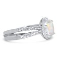 thumbnail image 2 of LaRaso & Co White Opal Promise Engagement Ring Size 7, 2 of 4