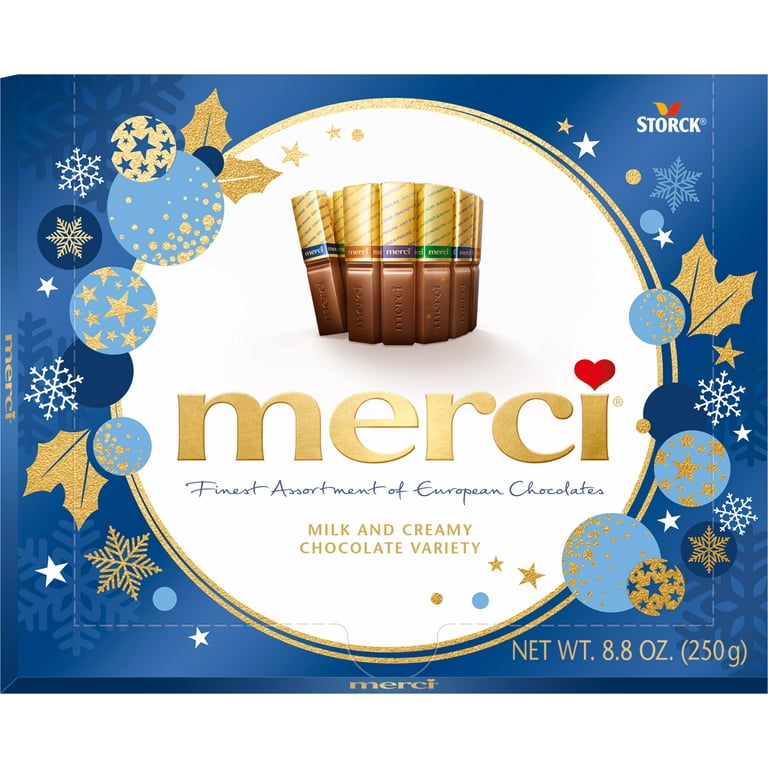 PR Merci Milk Chocolate Assorted Holiday Christmas Chocolate Candy