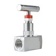 thumbnail image 4 of Globe Valve 1/4" 3/8" 1/2" Female High Pressure Stainless Steel 304 Shut Off Needle Globe Valve Crane Flow Control ,Safe Mode, 4 of 5