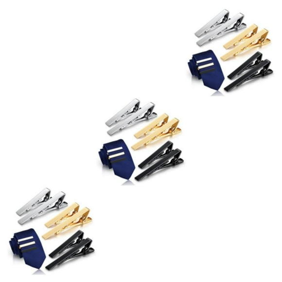 braveheart 6pieces Stylish Accessories Copper Clip For Mens Tie Classic Gift For Men 3Set