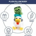 thumbnail image 3 of Minecraft Plush Pillow Buddy - Soft Plushie Stuffed Pillow, 14 Inches, Mutli - Chicken Jockey, 3 of 6