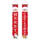 thumbnail image 4 of Navidad Colgante Banners Porche Signos de porche Vertical Cumpleaños Exterior Decoración Inicio Ventana Adornos Afuera Puerta 16624 2 Piezas Speravity HA010123-03B, 4 of 6