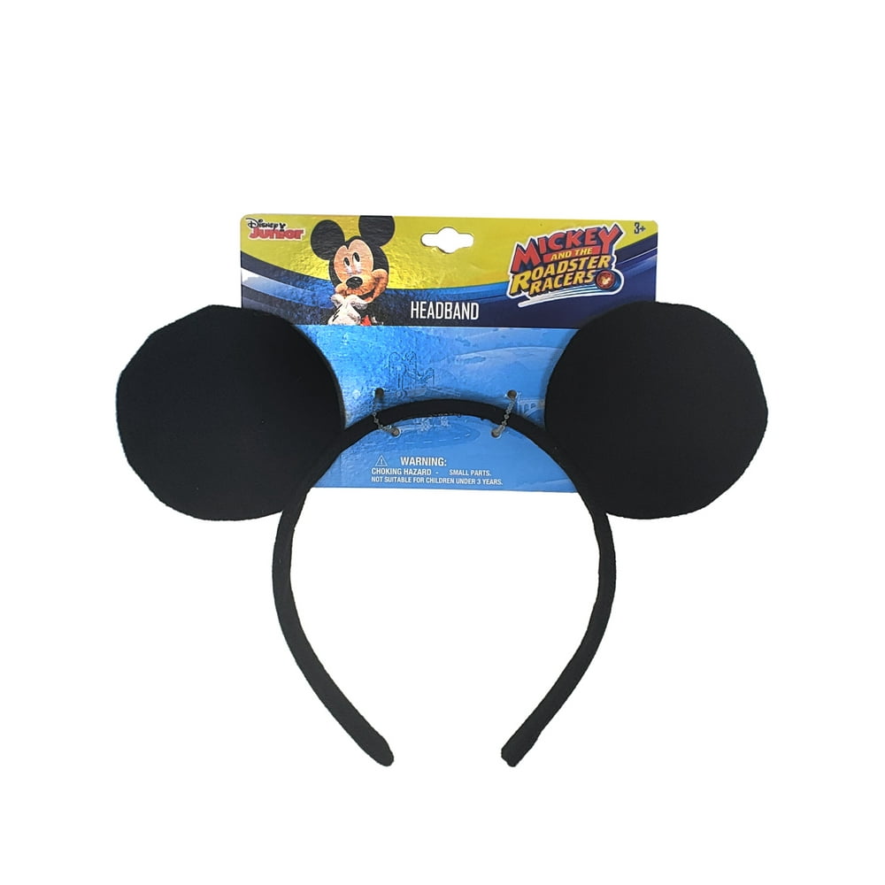 Disney Disney Kids Mickey Mouse Ears Headband Solid Black (Big Boys