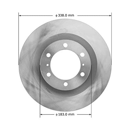 BENDIX PRT6066 Bendix Brake Rotor Fits select: 2010-2019 TOYOTA 4RUNNER, 2010-2019 LEXUS GX