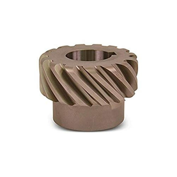 Boston Gear HS608L Plain Helical Gear, 45 Degree Helix, 14.5 Degree Pressure Angle, 0.625 Bore, 6 Pitch, 8 Teeth, Steel, LH