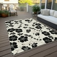thumbnail image 6 of Addison Rugs Chantille Indoor/Outdoor Transitional Floral Ivory Washable Rectangle Rug, 10' x 14', 6 of 6