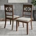 thumbnail image 2 of Castle Place Mid-century Modern Dining Chair, Set of 2, Brown, 2 of 8