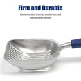 thumbnail image 5 of OAZOUF Cat Litter Scoop: Metal Kitty Litter Scoop with Reinforced Comfortable Handle, Double Mesh Design, Heavy Duty, Durable, Poop Sifting, for Litter Box, Blue (Standard), 5 of 10