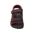 thumbnail image 5 of Rugged Bear Double Adjustable Hook And Loop Boys Toddler Open Toe Sport Sandals, Black, 6, 5 of 5