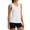 26# 1Pack:White, variant on NELEUS Womens Workout Tops for Casual Athletic Running Gym V Neck Loose Fit Yoga Shirts Summer Tees,Blackish Green,US Size M