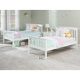 thumbnail image 6 of AFI Columbia Bunk Bed Twin over Twin with Twin Size Urban Trundle Bed, White, 6 of 8