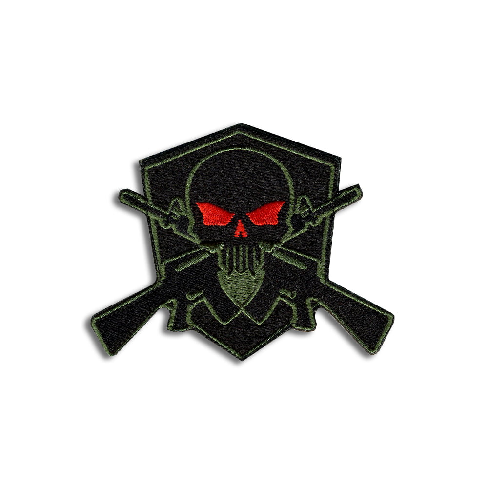 Tactical Combat Morale Patch EMB Hook and Loop Badge by BASTION A-RIFLE ODG 