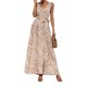 thumbnail image 1 of Txlixc Vestido de verano femenino sin mangas vestido de leopardo de cuello V profundo con bolsillos Txlixc moda, 1 of 7