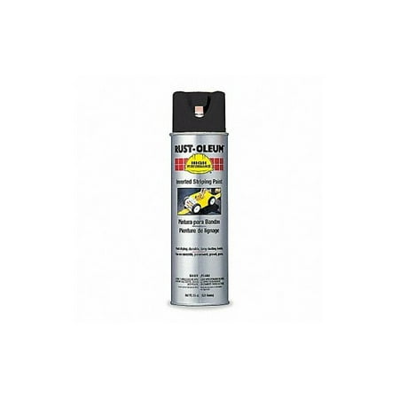 RUST-OLEUM 2378838 Inverted Striping Paint, 18 oz., Black, Solvent -Based