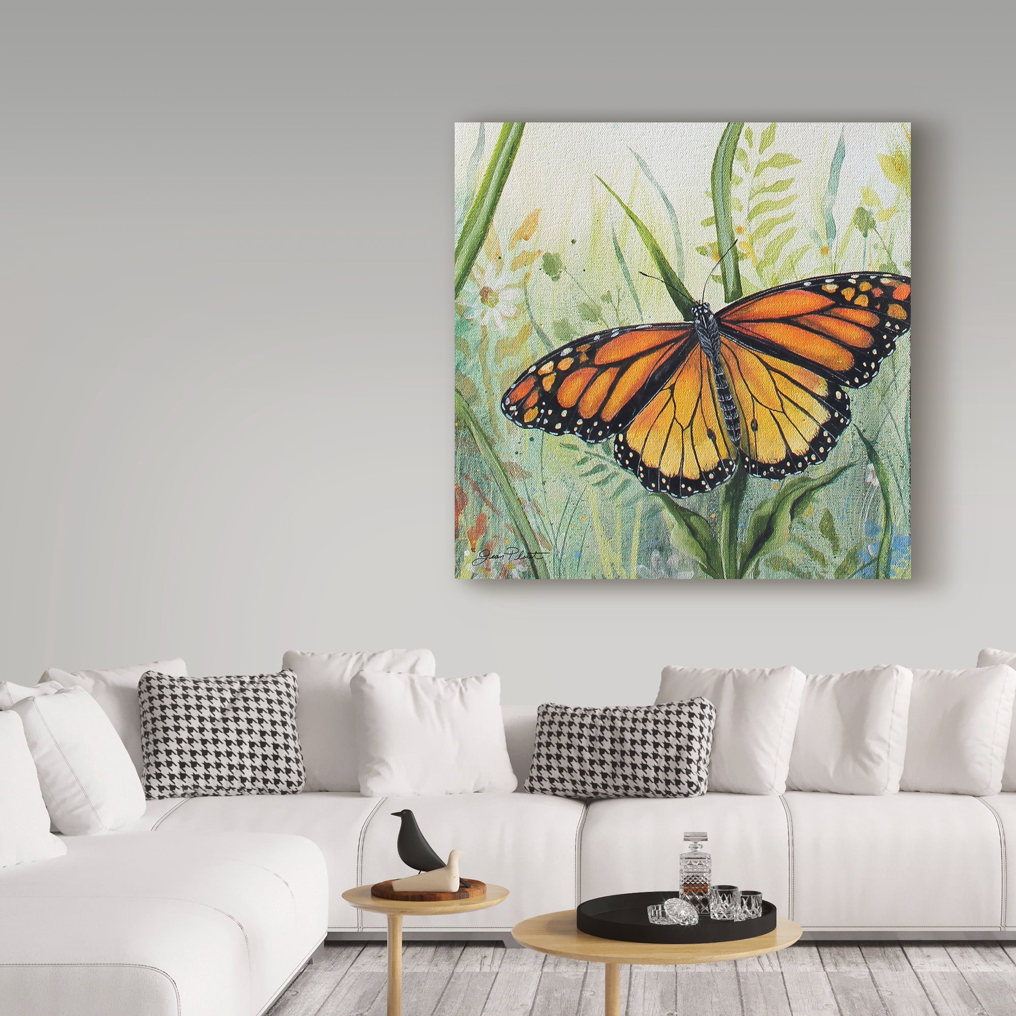 Trademark Fine Art 'Potanical Beauties 1' Canvas Art by Jean Plout