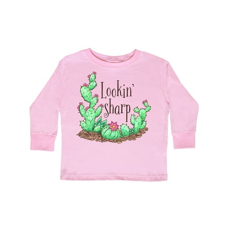 

Inktastic Lookin Sharp Cacti and Succulents Gift Toddler Boy or Toddler Girl Long Sleeve T-Shirt
