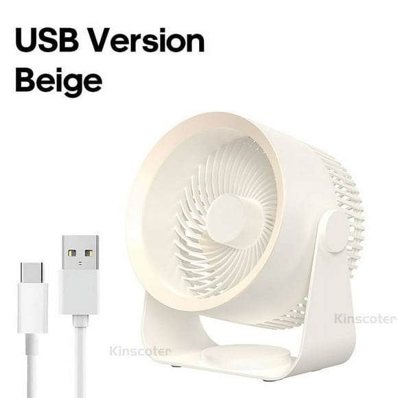 KINSCOTER Cordless Electric Fan USB 4000mAh Wireless Portable Rechargeable Air Circulator Fan Desktop Wall Ceiling Air Cooler ZR