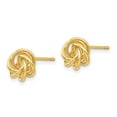 thumbnail image 2 of Gold Time Polished Knot 14k Gold Earrings, 2 of 4