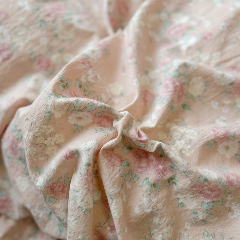 Floral Ruffle Duvet Cover Set Twin Size Pink Flowers Black Edge Bedding Duvet Cover with Zipper Closure Reversible Comforter Duvet Cover and 2 Pillowcases