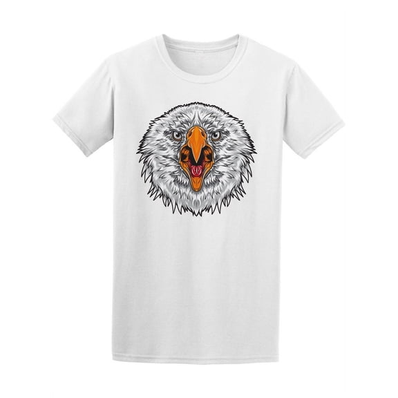 Angry Eagle With Open Mouth Tee Men's -Image by Shutterstock