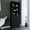 Black, variant on Contemporary 2-Door Style - Internal and External Shelf Storage - Home Space - Improve Organization