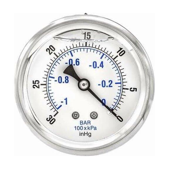 Pic Gauges Vacuum Gauge,1/4 in. NPT,2-1/2 in. PRO-202L-254A