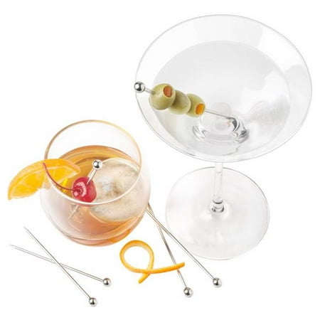 

Final Touch 6058246 3.75 in. Stainless Steel Cocktail Pick Silver
